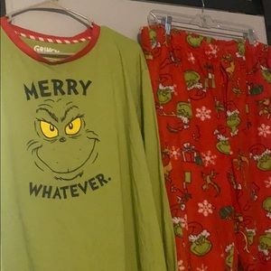 Men’s Grinch Christmas Pajamas size 3x